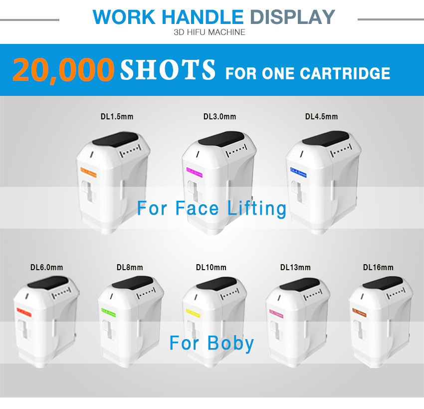 2020 New 11 Lines 3d Hifu Focused Ultrasound 20000 Shots
