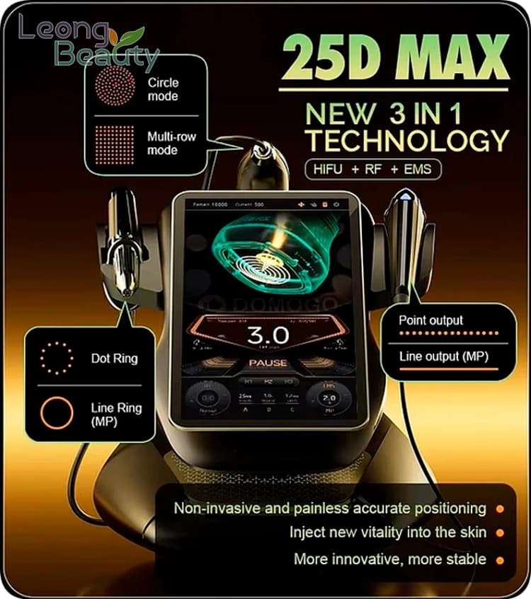 25D HIFU RF EMS 3in1 Machine manufacturers and suppliers - LeongBeauty